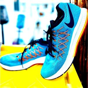 Nike zoom Pegasus 32 blue and orange lace